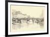 The Pont Neuf Seen from the Locks, 1915-Herman Armour Webster-Framed Giclee Print