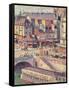 The Pont Saint-Michel and the Quai Des Orfevres, Paris, C.1900-03-Maximilien Luce-Framed Stretched Canvas