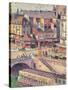 The Pont Saint-Michel and the Quai Des Orfevres, Paris, C.1900-03-Maximilien Luce-Stretched Canvas