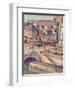 The Pont Saint-Michel and the Quai Des Orfevres, Paris, C.1900-03-Maximilien Luce-Framed Giclee Print