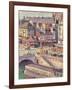 The Pont Saint-Michel and the Quai Des Orfevres, Paris, C.1900-03-Maximilien Luce-Framed Giclee Print