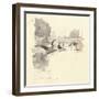 The Pont St Michel, 1915-Eugene Bejot-Framed Giclee Print