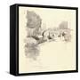 The Pont St Michel, 1915-Eugene Bejot-Framed Stretched Canvas