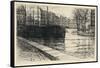 The Pont St Michel, 1915-Caroline Helena Armington-Framed Stretched Canvas
