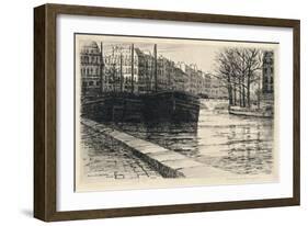 The Pont St Michel, 1915-Caroline Helena Armington-Framed Giclee Print