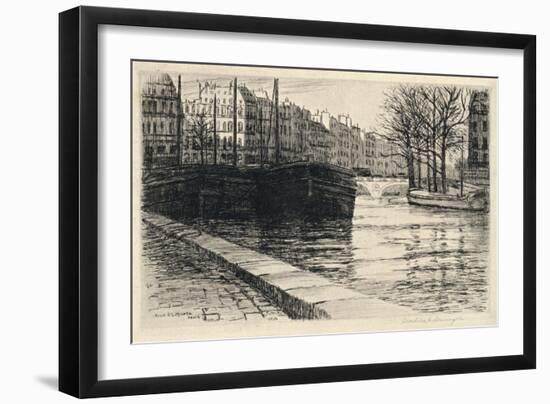 The Pont St Michel, 1915-Caroline Helena Armington-Framed Giclee Print