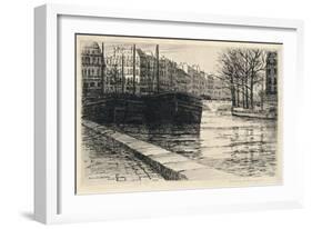 The Pont St Michel, 1915-Caroline Helena Armington-Framed Giclee Print