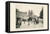 The Pont St. Michel and Notre Dame-A. Pepper-Framed Stretched Canvas