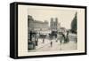 The Pont St. Michel and Notre Dame-A. Pepper-Framed Stretched Canvas