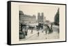 The Pont St. Michel and Notre Dame-A. Pepper-Framed Stretched Canvas