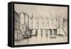 The Pont St Michel in 1550, 1915-null-Framed Stretched Canvas
