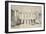 The Pont St Michel in 1550, 1915-null-Framed Giclee Print