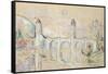 The Pont Valentre, Cahors-Paul Signac-Framed Stretched Canvas