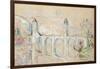 The Pont Valentre, Cahors-Paul Signac-Framed Giclee Print