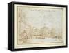 The Ponte De Rialto-Canaletto-Framed Stretched Canvas