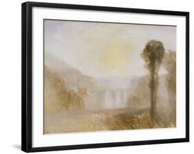 The Ponte Delle Torri, Spoleto-J. M. W. Turner-Framed Giclee Print