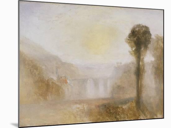 The Ponte Delle Torri, Spoleto-J. M. W. Turner-Mounted Giclee Print