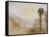 The Ponte Delle Torri, Spoleto-J. M. W. Turner-Framed Stretched Canvas