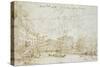 The Ponte Di Rialto-Canaletto-Stretched Canvas