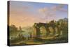 The Ponte Rotto in Rome-Jacob de Heusch-Stretched Canvas