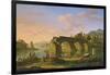 The Ponte Rotto in Rome-Jacob de Heusch-Framed Giclee Print