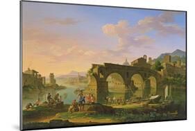 The Ponte Rotto in Rome-Jacob de Heusch-Mounted Giclee Print