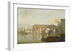 The Ponte Rotto, Rome-Claude Joseph Vernet-Framed Giclee Print