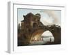 The Ponte Salario, c.1775-Hubert Robert-Framed Giclee Print