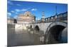 The Ponte San Angelo and Hadrian's Tomb, UNESCO World Heritage Site, Rome, Lazio, Italy, Europe-Ethel Davies-Mounted Photographic Print