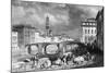 The Ponte Santa Trinita, Florence, Italy, 19th Century-J Redaway-Mounted Giclee Print