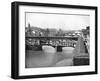 The Ponte Vecchio, Florence, Italy, 1893-John L Stoddard-Framed Giclee Print