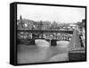 The Ponte Vecchio, Florence, Italy, 1893-John L Stoddard-Framed Stretched Canvas