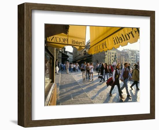 The Ponte Vecchio, Florence, Tuscany, Italy-Michael Newton-Framed Photographic Print
