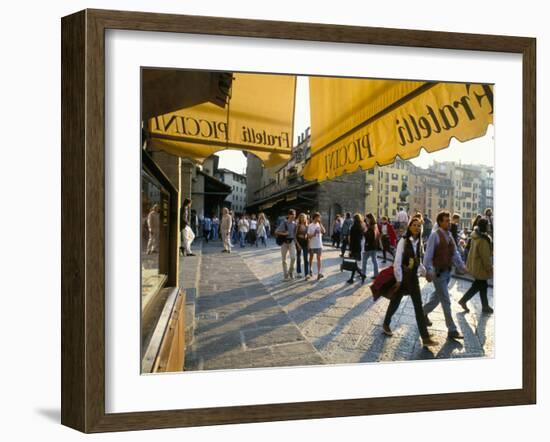 The Ponte Vecchio, Florence, Tuscany, Italy-Michael Newton-Framed Photographic Print