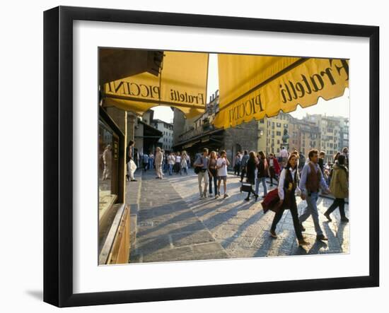 The Ponte Vecchio, Florence, Tuscany, Italy-Michael Newton-Framed Photographic Print