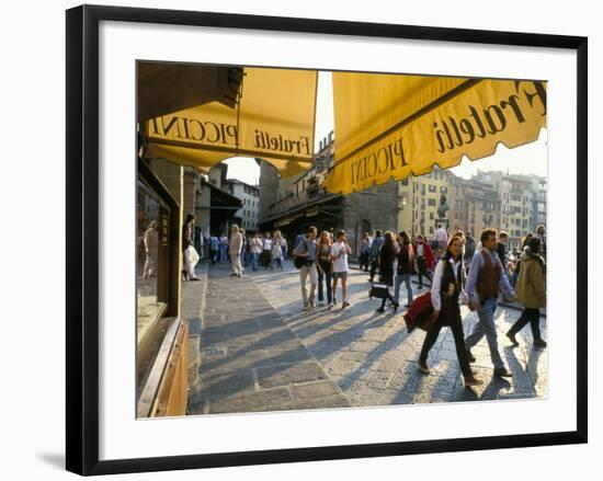 The Ponte Vecchio, Florence, Tuscany, Italy-Michael Newton-Framed Photographic Print