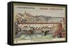 The Ponte Vecchio over the Arno, Florence-null-Framed Stretched Canvas