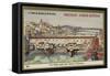 The Ponte Vecchio over the Arno, Florence-null-Framed Stretched Canvas