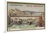 The Ponte Vecchio over the Arno, Florence-null-Framed Giclee Print