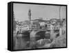 The Ponte Vecchio over the Arno River-Alfred Eisenstaedt-Framed Stretched Canvas