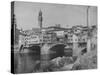 The Ponte Vecchio over the Arno River-Alfred Eisenstaedt-Stretched Canvas