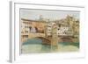 The Ponte Vecchio-null-Framed Art Print