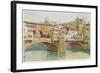 The Ponte Vecchio-null-Framed Art Print