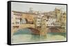 The Ponte Vecchio-null-Framed Stretched Canvas