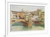 The Ponte Vecchio-null-Framed Premium Giclee Print