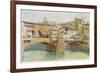 The Ponte Vecchio-null-Framed Premium Giclee Print