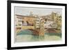 The Ponte Vecchio-null-Framed Premium Giclee Print