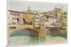 The Ponte Vecchio-null-Mounted Premium Giclee Print