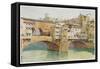 The Ponte Vecchio-null-Framed Stretched Canvas