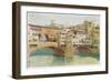 The Ponte Vecchio-null-Framed Art Print